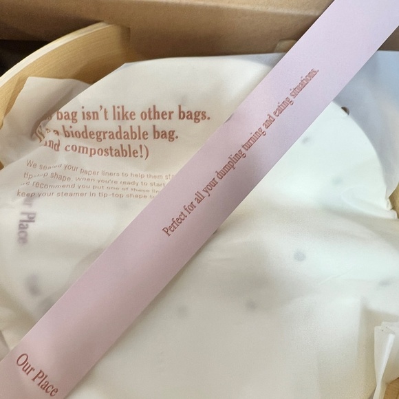 Our Place Dumpling, Single Spruce steamer , w sheets ,New - Picture 2 of 4